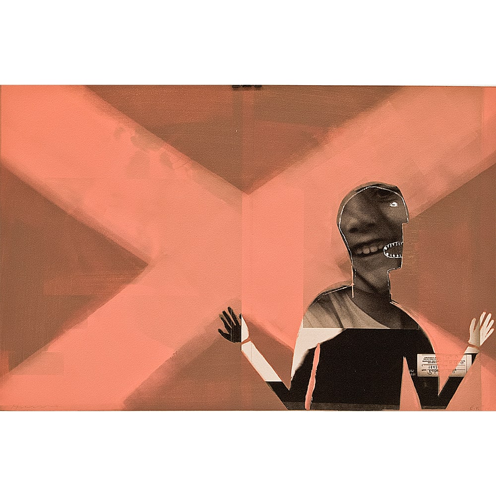 Holly Roberts, Woman with Stiff Neck: Holly Roberts has long been one of the most intriguing contemporary artists living in New Mexico. Her career took off when revered gallerist Linda Durham first showed her work in Santa Fe. Roberts