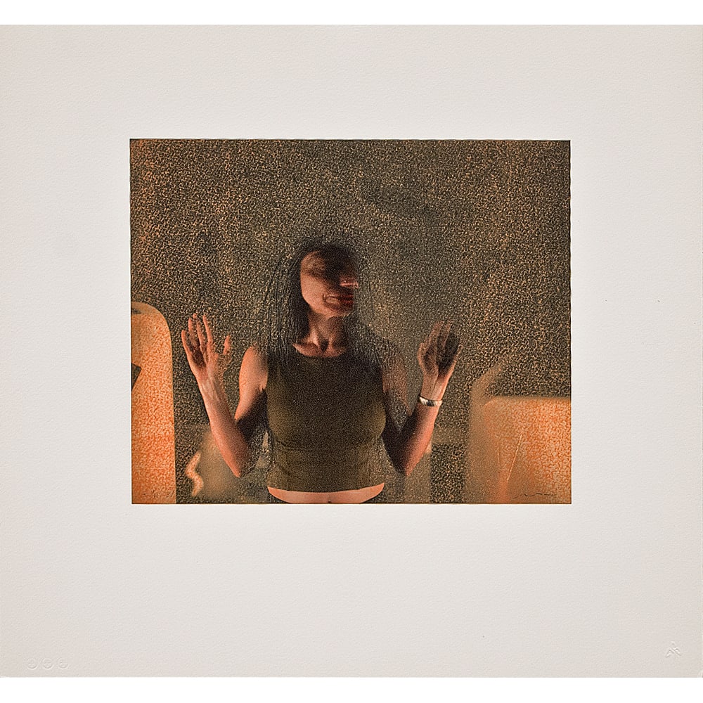 Holly Roberts, Woman with Silver Watch: Holly Roberts has long been one of the most intriguing contemporary artists living in New Mexico. Her career took off when revered gallerist Linda Durham first showed her work in Santa Fe. Roberts