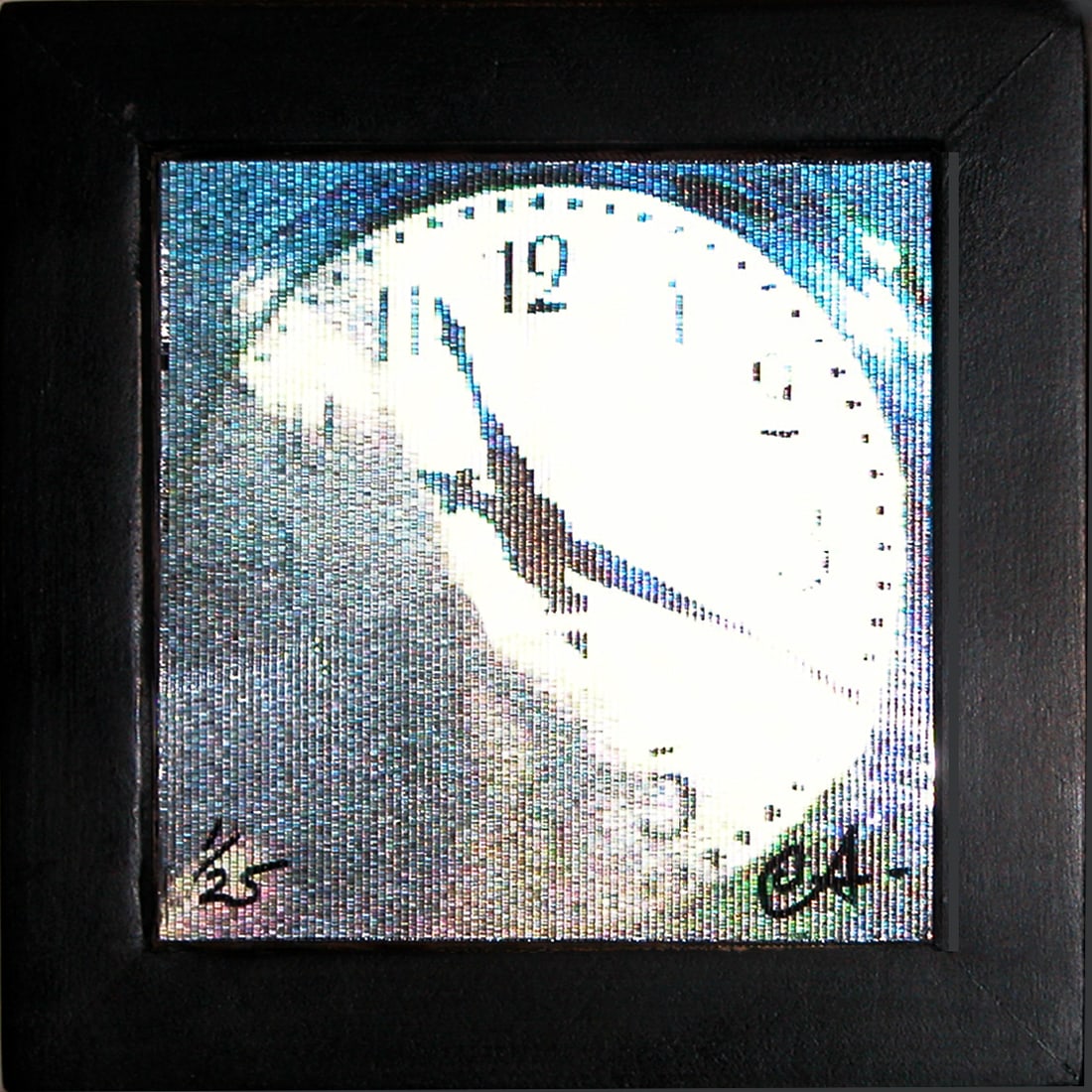 Ann Weiner, Within Time: Ann Weiner was a pioneering artist in the field of lenticular photography. She combined images of children with images of transformation, such as the butterfly. The lenticular technique allows one