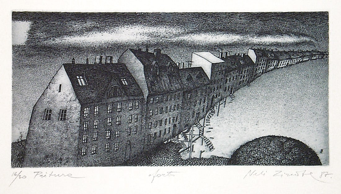 Nele Zirnite, Station: Nele Zirnite is known for her evocative intaglio works that explore memory, atmosphere, and psychological space. Nele Zirnite (born May 27, 1959 in Lithuania) is a graphic artist, painter, associated