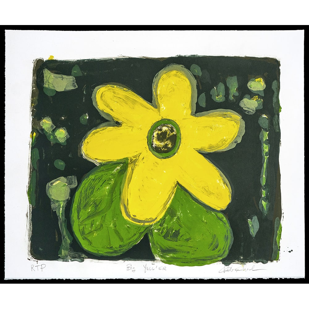 Kathryn Lynch, Big Yell'er: Kathryn Lynch?s Big Yell'er lithograph was printed in 2014 by Landfall Press. Her works are included in collections such as Fort Wayne Museum of art, Fort Wayne, IN, University of California