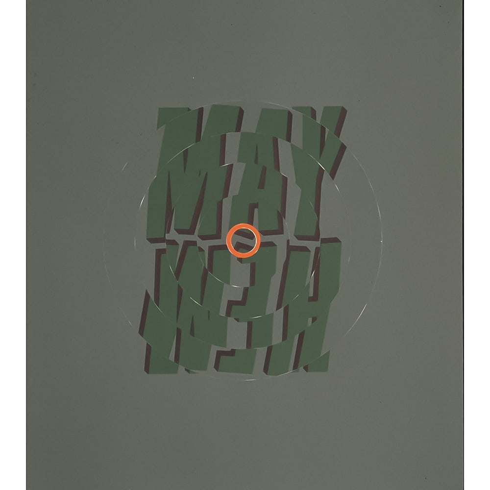 Nancy Dwyer, Mayhem: Nancy Dwyer?s Mayhem lithograph is offered unframed. It was printed by Landfall Press in 1991 in an edition of 25 Dwyer?s works use language to provoke us to see images and our world differently. Her