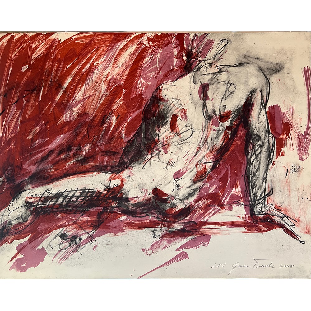 James Drake, Model Prints-Horizontal: James Drake's work has been included in the Venice Biennale and major exhibitions in museums and galleries throughout the world. Drake has an expressive line quality in his work that adds raw energy