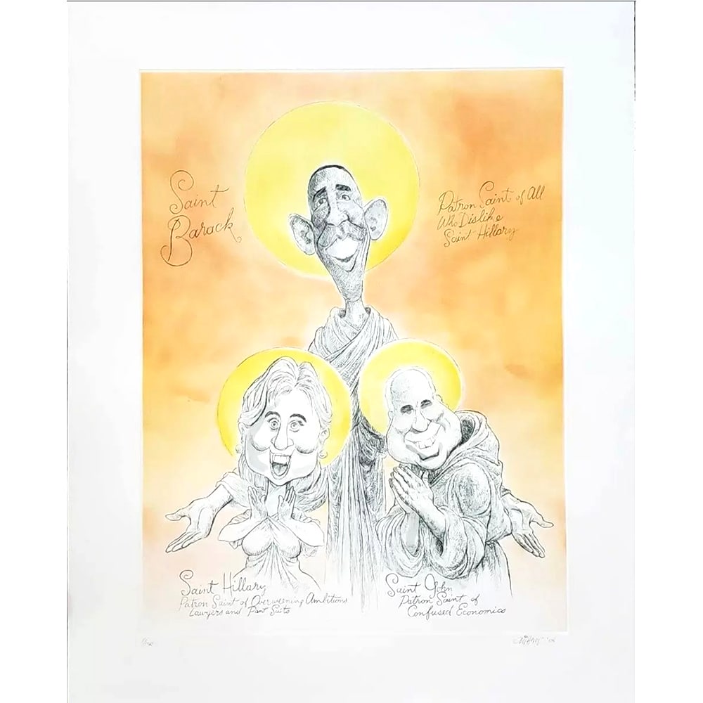 Patrick Oliphant, Three Candidates