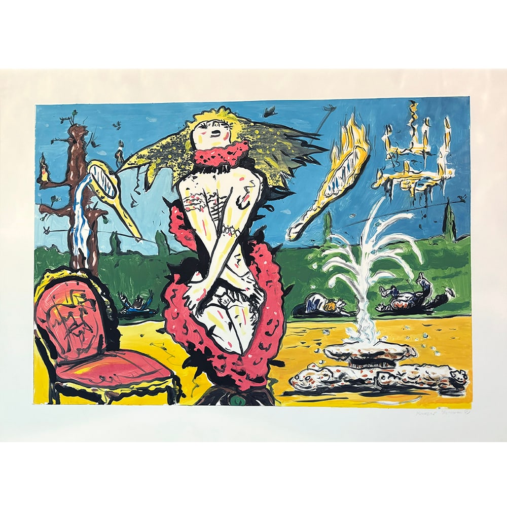 Robert Yarber, Untitled: Since the 1970s, Robert Yarber has produced mind-bendingly psychedelic paintings, first gaining international acclaim when his work was included in “Paradise Lost/Paradise Regained: American Visions