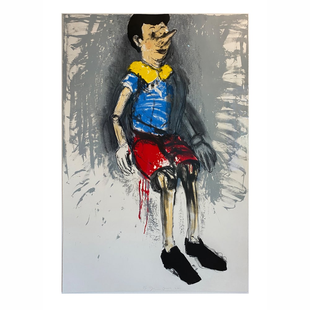 Jim Dine, Fragile Boy: Jim Dine ranks among the top pop art and contemporary artists in the US, with his works featured in major museums worldwide. Jim Dine's 'Fragile Boy' is a clever reinterpretation of the iconic