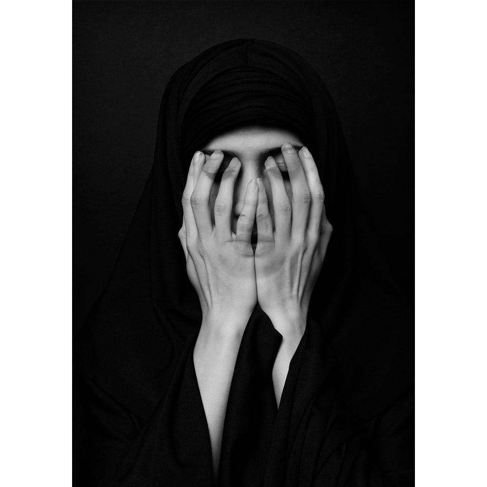 Drew Tal, Lament: Drew Tal, an American contemporary artist, created Lament in 2013 using Duraflex fine art archival paper mounted between aluminum and clear acrylic. This striking contemporary work explores emotion