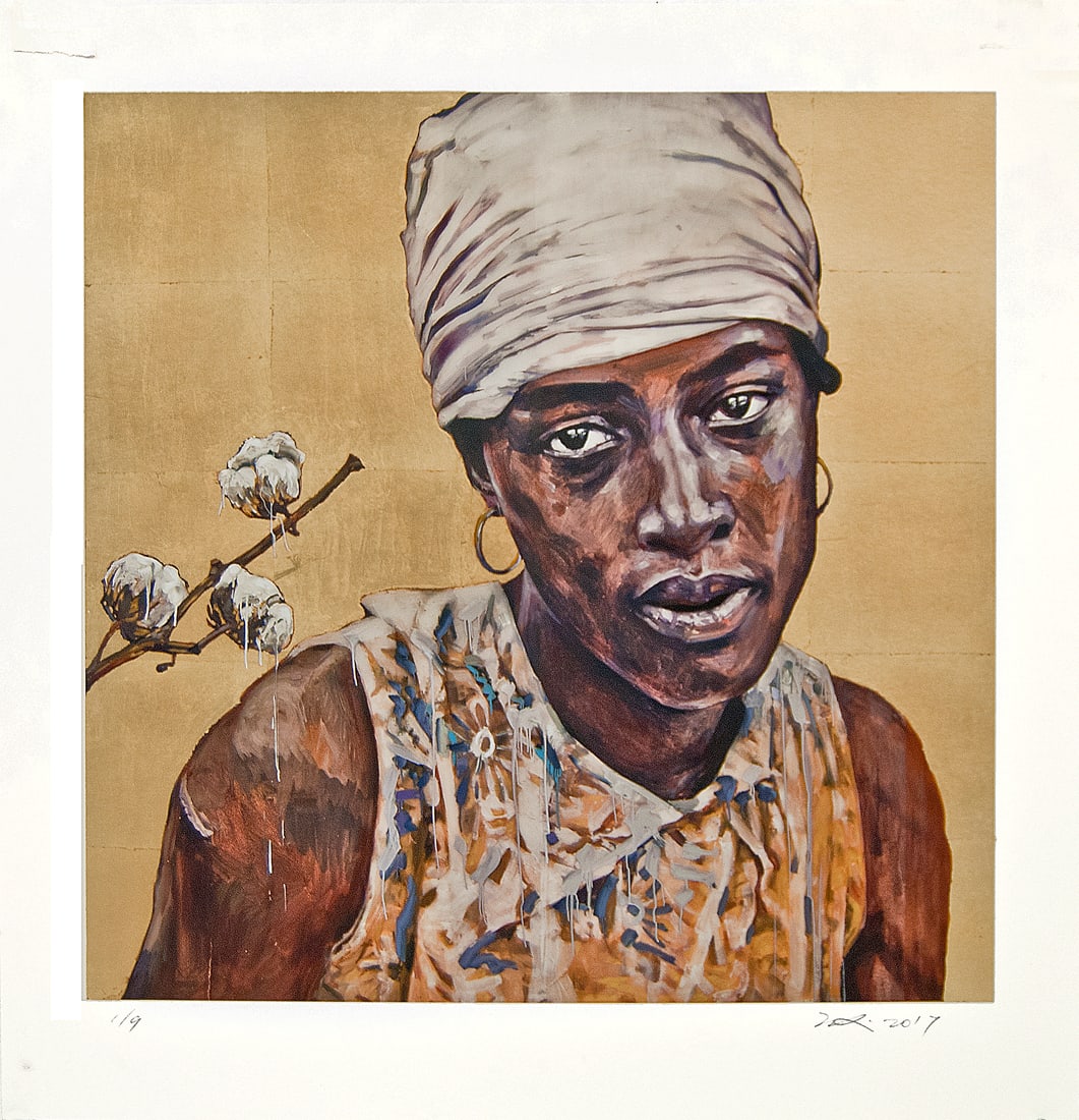 Hung Liu, Lady Cotton - Gold (1 of 1)