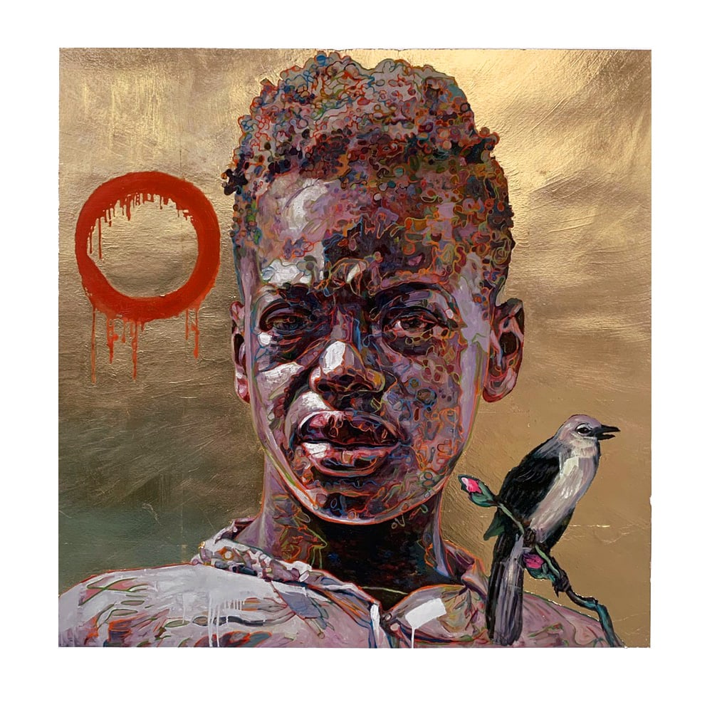 Hung Liu, Mississippi, Gold (1 of 1)