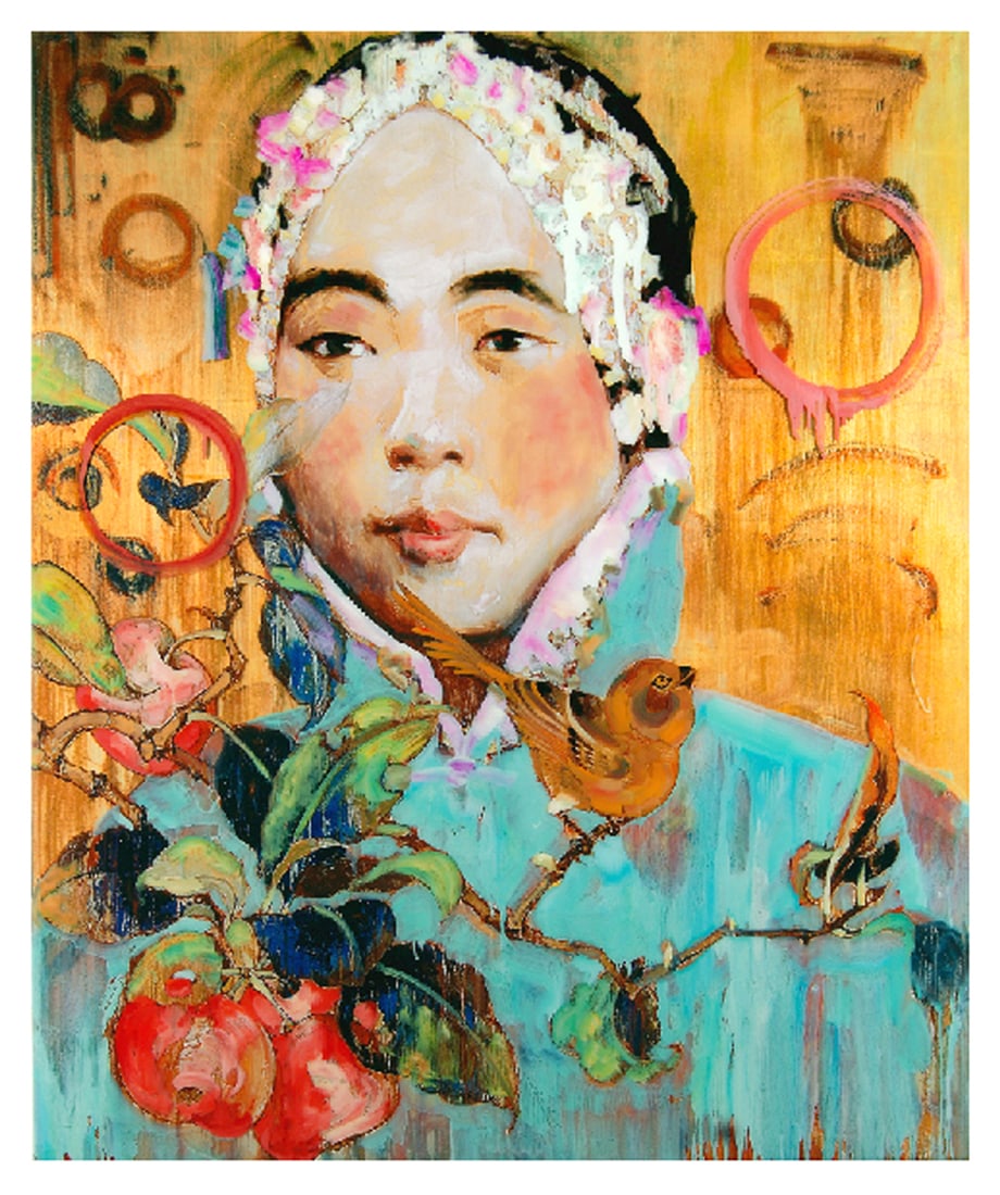 Hung Liu, Lady Turquoise (1 of 1)
