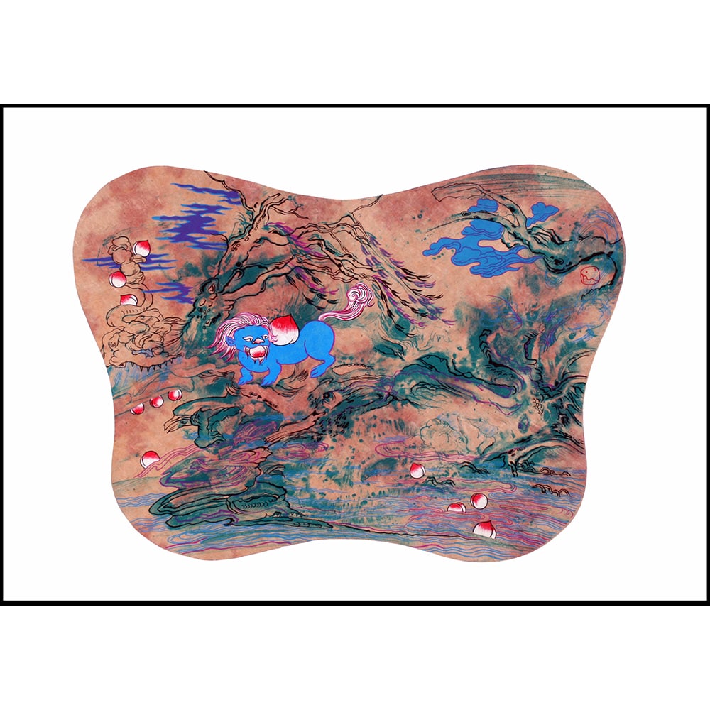 Jiha Moon, Nahan's Forty Winks: In her fluid and expressive practice, Jiha Moon combines motifs and techniques from her native Korea with threads from the Western art canon and imagery from the digital age—her work comments on