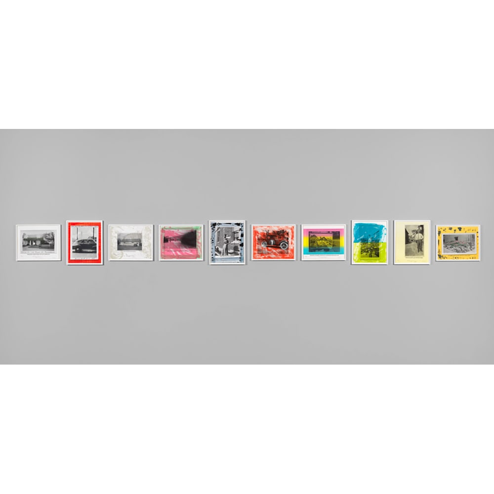 Allen Ruppersberg, The Top Ten Historical Similarities: Allen Ruppersberg is one of the U.S.'s most intriguing conceptual artists. He uses words as his tool to reach viewers, making them question their perceived reality. This lithograph was printed by