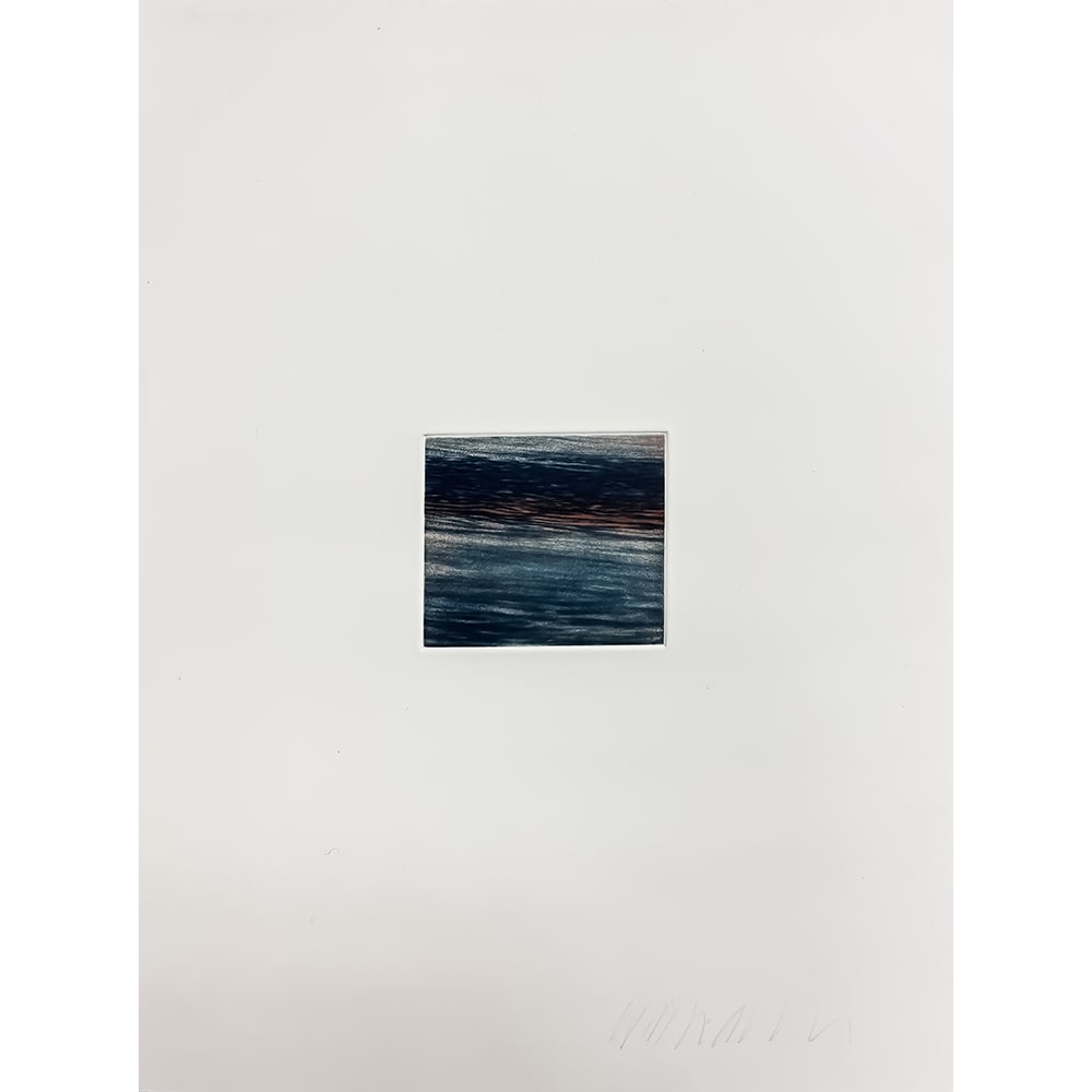 William Allan, Bodega Bay: William Allan was a fisherman who worked extensively with imagery of freshwater fish and water. He was also a beloved teacher. This aquatint print measures 15 by 20 inches and is in very good