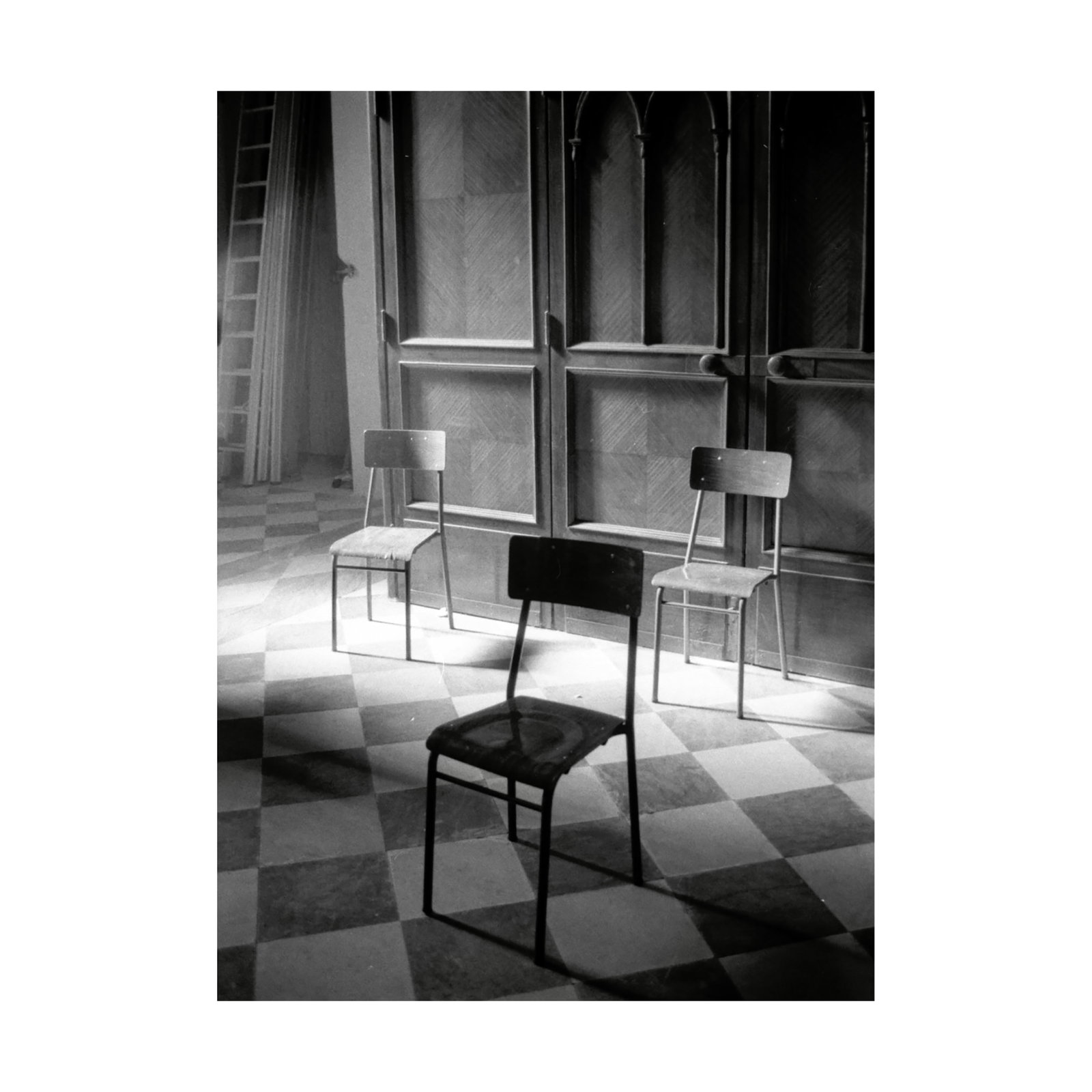Sophie Carroll, Trinity (San Giovanni Battista Church of Riomaggiore): Sophie Carroll, an American artist from the United States, photographed "Trinity" in 2021. This piece is a pigment print on resin-coated paper. Measuring 8 x 6 inches, this framed work is edition 1/20