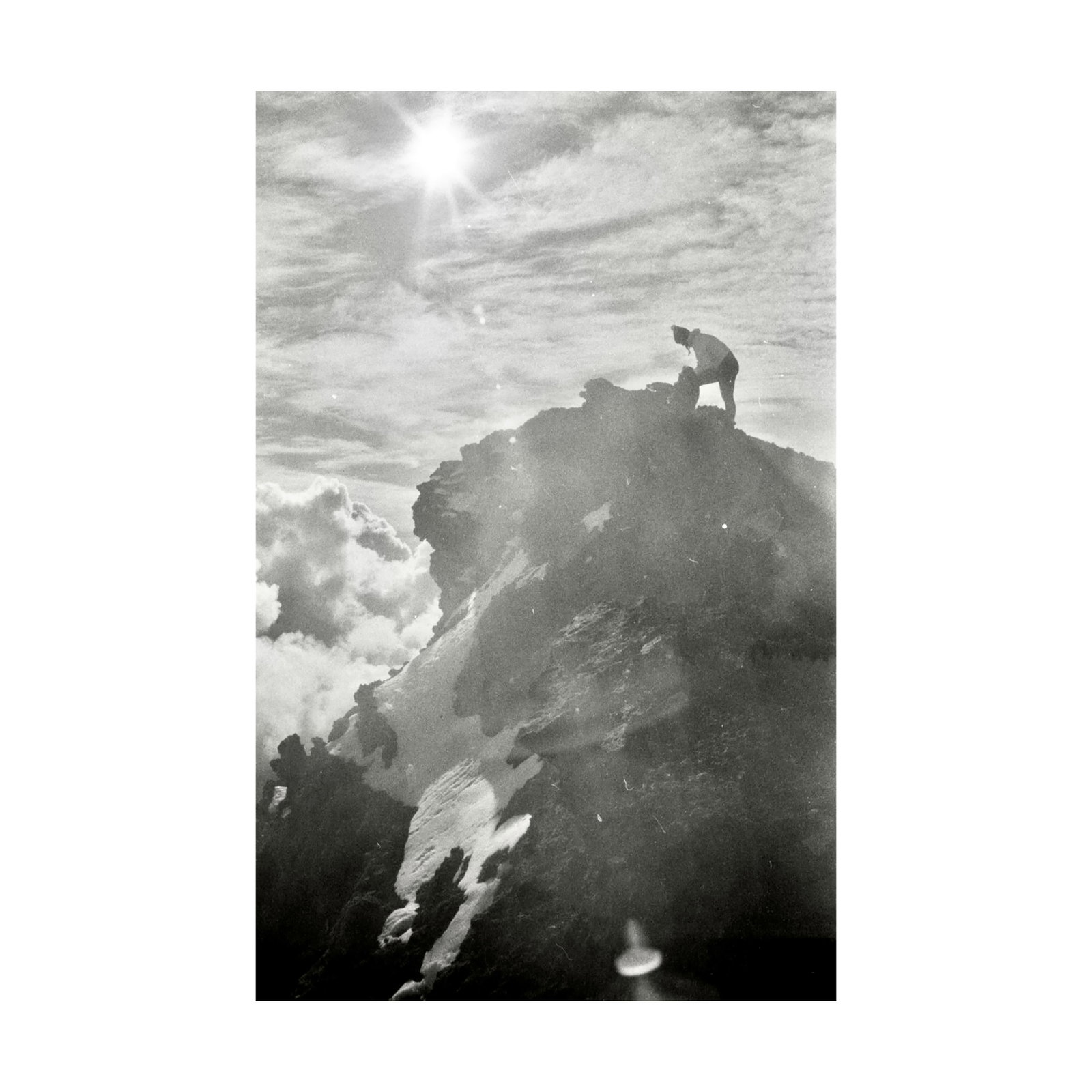 Sophie Carroll, Looking Up from the Summit of Mount Etna (1 of 1)