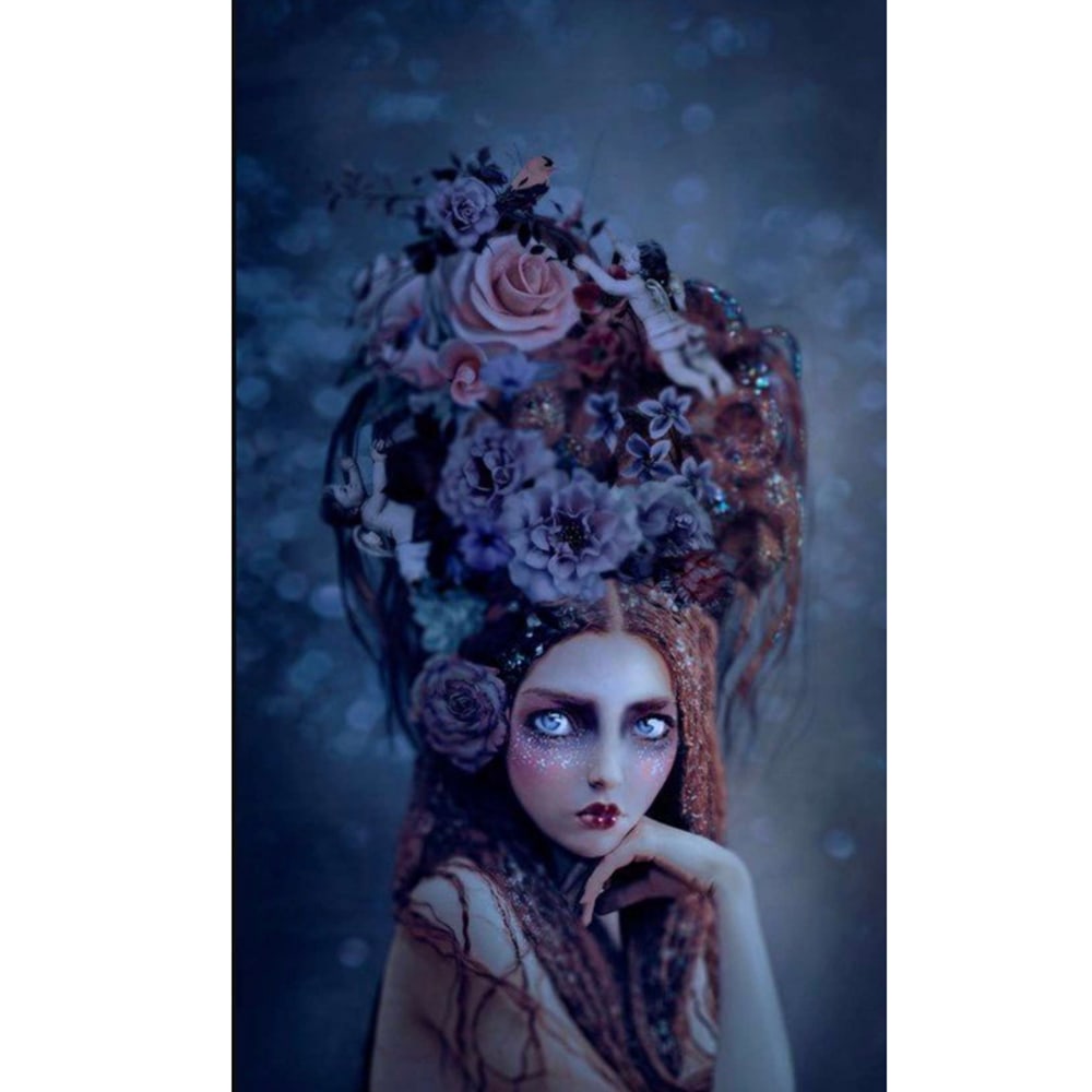 Natalie Shau, Insomnium: Natalie Shau is an illustrator and fine artist known for surreal, highly detailed imagery influenced by mythology and psychology. Insomnium exemplifies her dreamlike aesthetic, blending portraiture