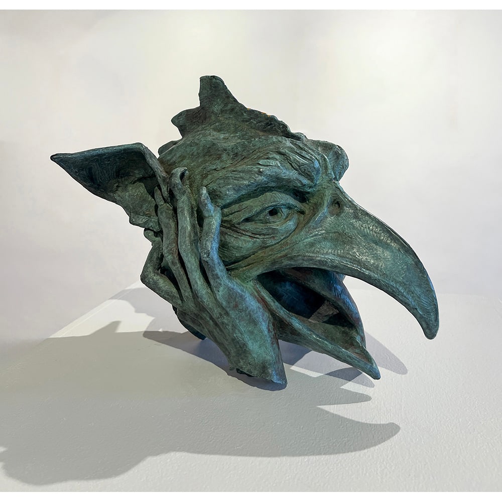 Terry Allen, Angels (beaked): American artist Terry Allen created Angels (beaked) in 1995 as a bronze sculpture. The whimsical and narrative-driven piece reflects Allen’s longstanding engagement with storytelling, symbolism,