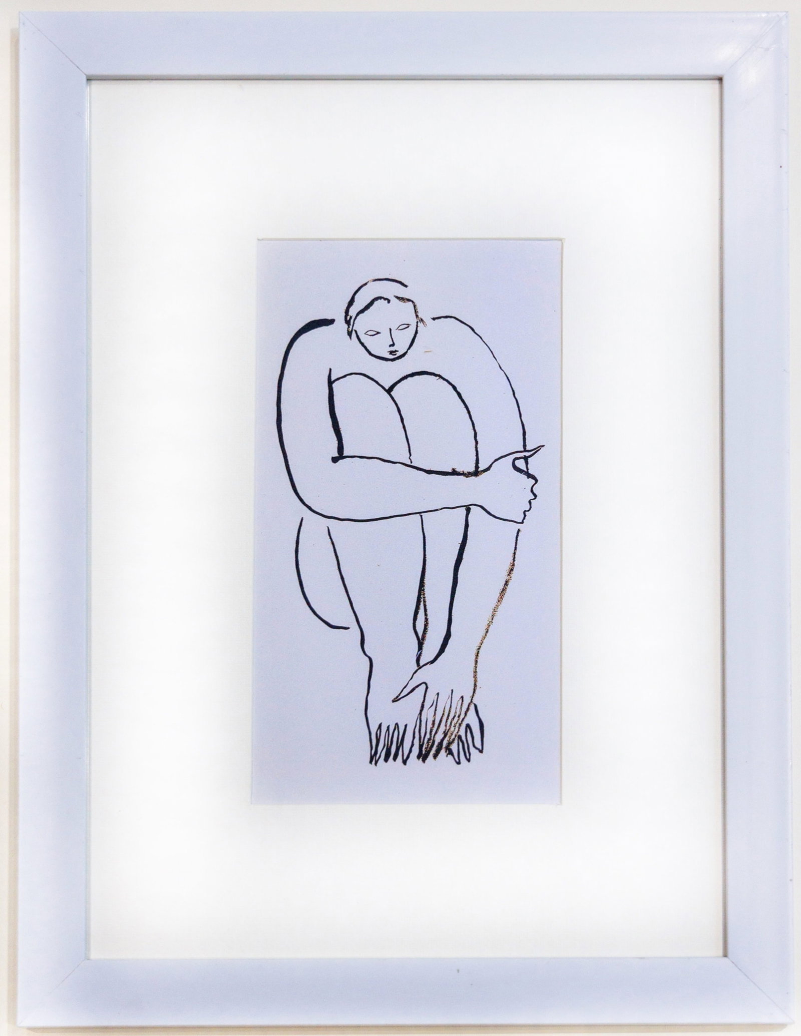 SANYU (1900–1966), ORIGINAL PRINT: SANYU (1900–1966), ORIGINAL PRINT Dimensions: Frame:31.8x43 cm,Print:19.5x25 cm. All measured values are approximate. Provenance and Authenticity: 2017 Sanyu Charity Auction.Anti-counterfeit label f