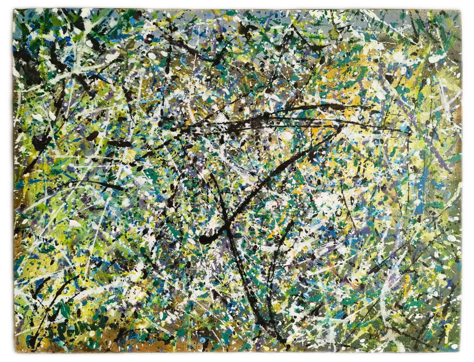 JACKSON POLLOCK (1912–1956), OIL AND ACRYLIC ON CANVAS: JACKSON POLLOCK (1912–1956), OIL AND ACRYLIC ON CANVAS Dimensions: 50.5x65cm. All measured values are approximate. Provenance and Authenticity: Artist's Studio.Estate of Jackson Pollock.Noah Goldows