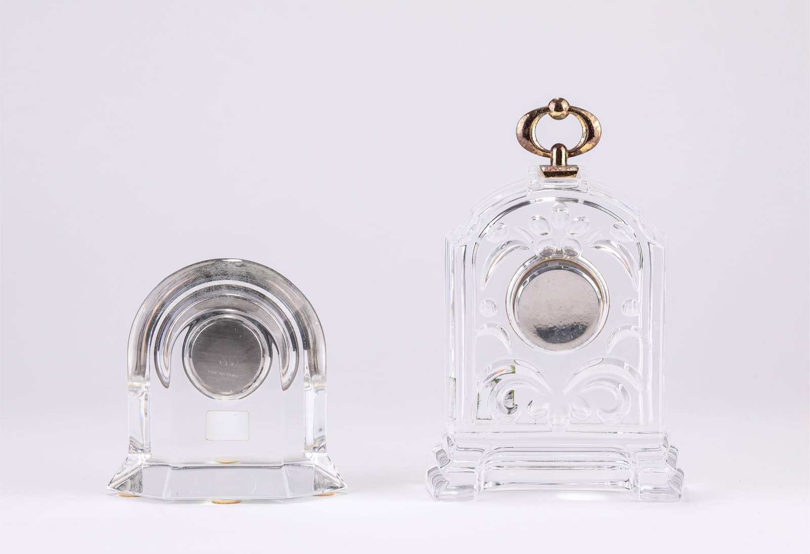 A BACCARAT CRYSTAL CLOCK - 2