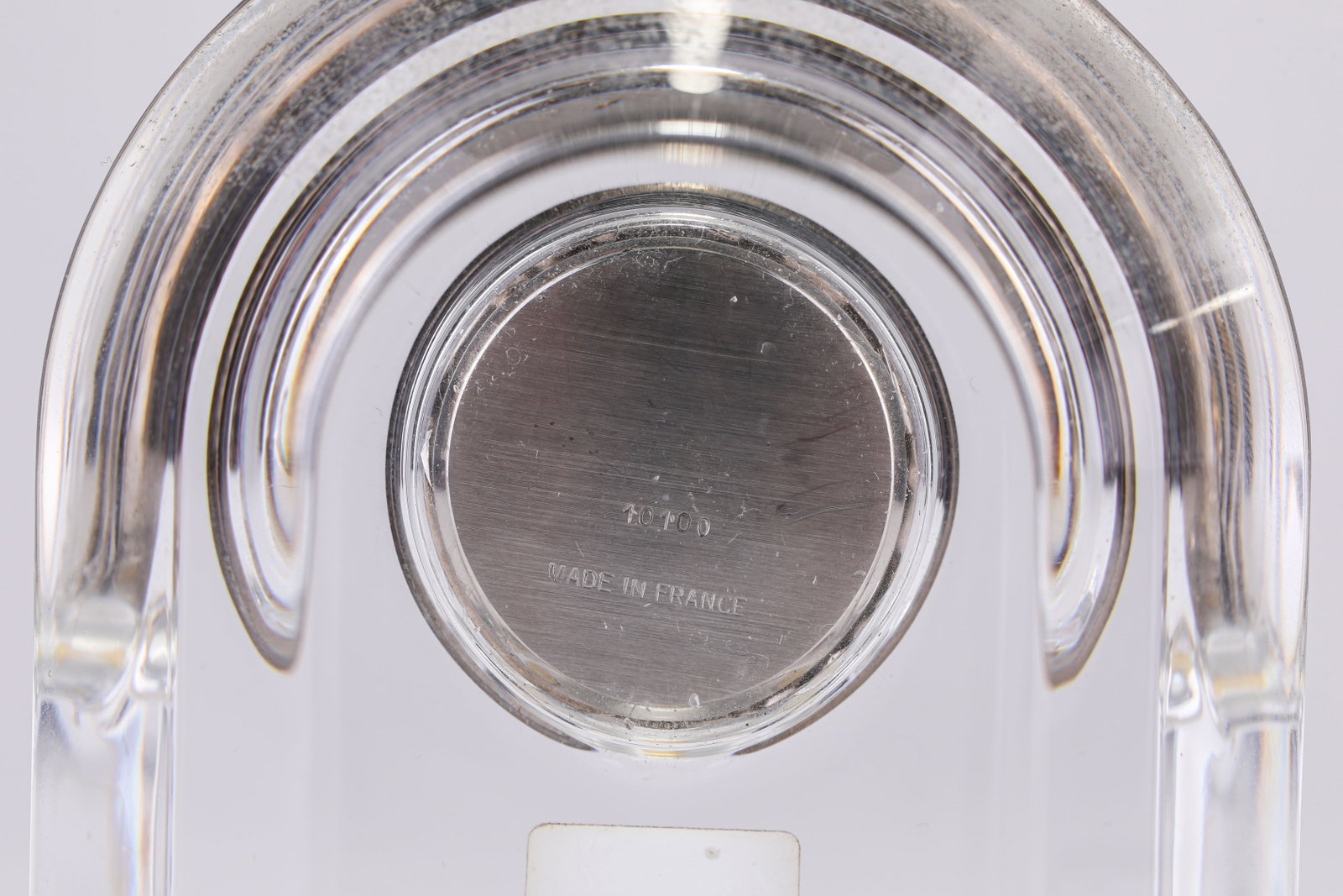 A BACCARAT CRYSTAL CLOCK - 3