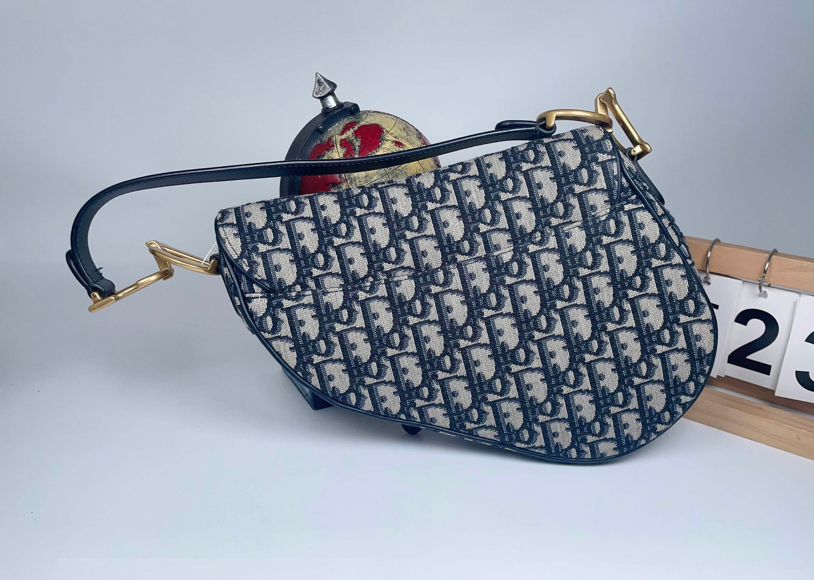 DIOR SADDLE MONOGRAM BAG - 2