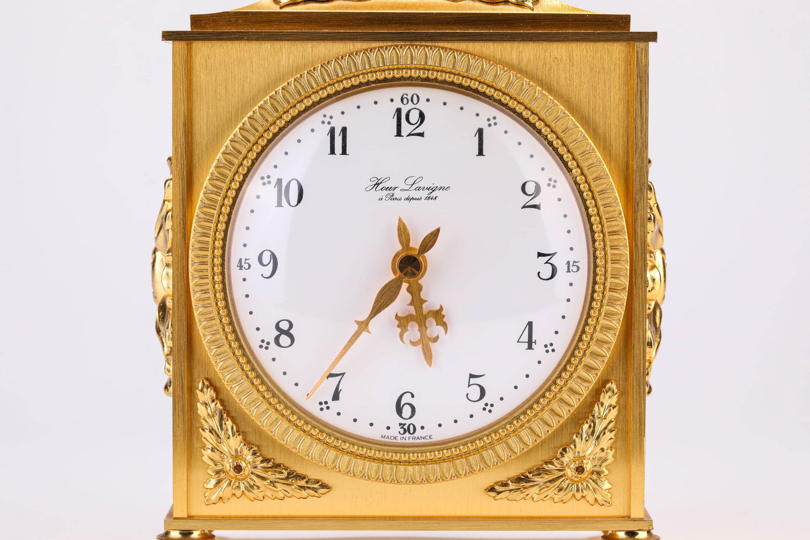 HOUR LAVIGEN GILT-BRONZE CLOCK - 2