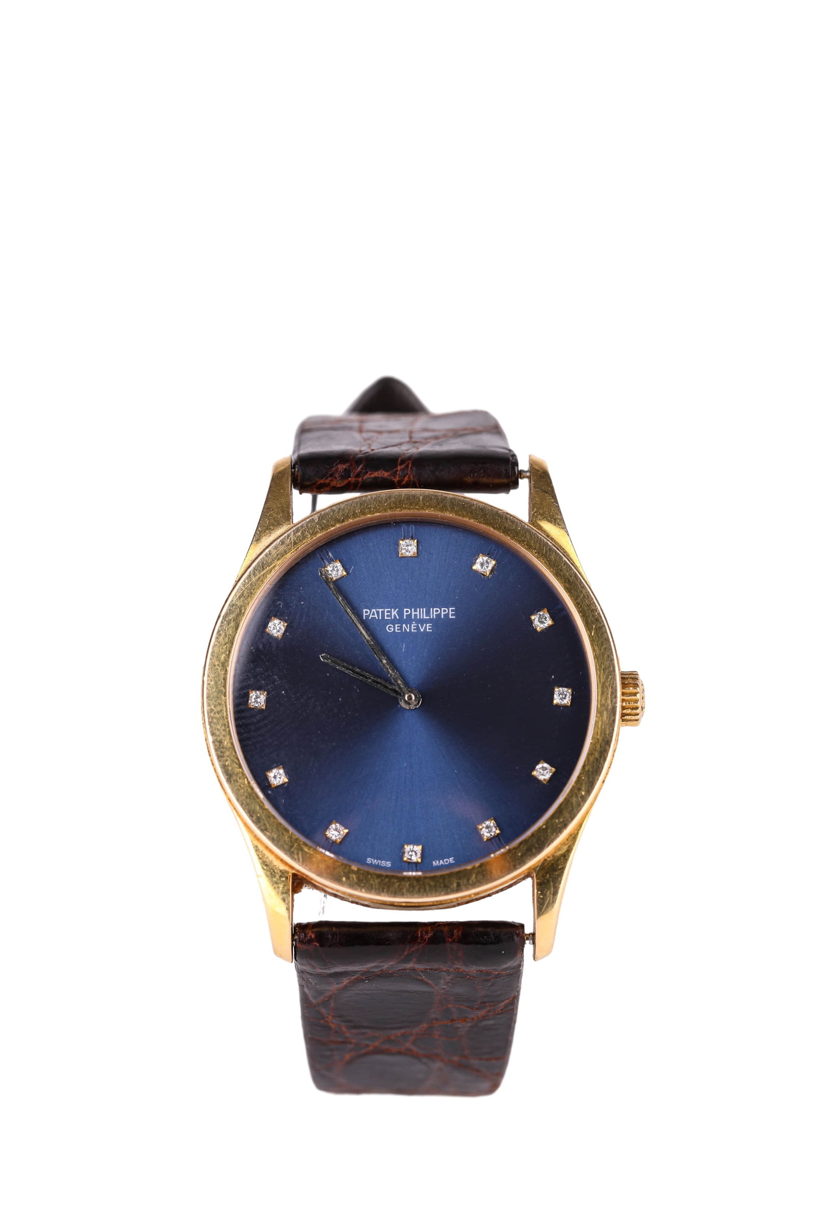 PATEK PHILIPPE GOLD AND DIAMOND-SET WRISTWATCH (1 of 3)