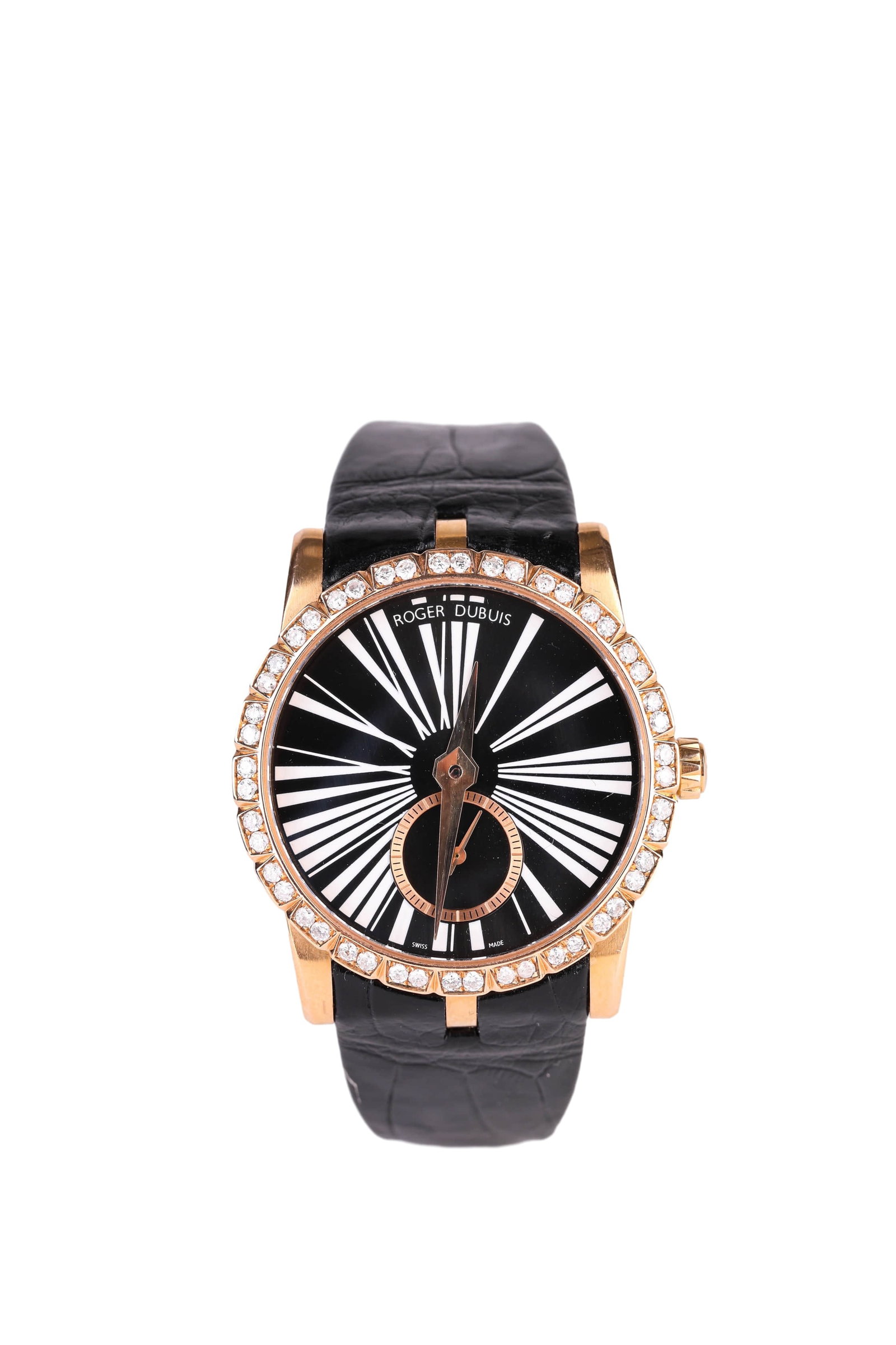ROGER DUBUIS GOLD AND DIAMOND-SET MECHANICAL WRISTWATCH (1 of 3)