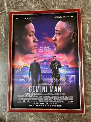 ANG LEE AND WILL SMITH SIGNED PHOTOGRAPH (1 of 2)