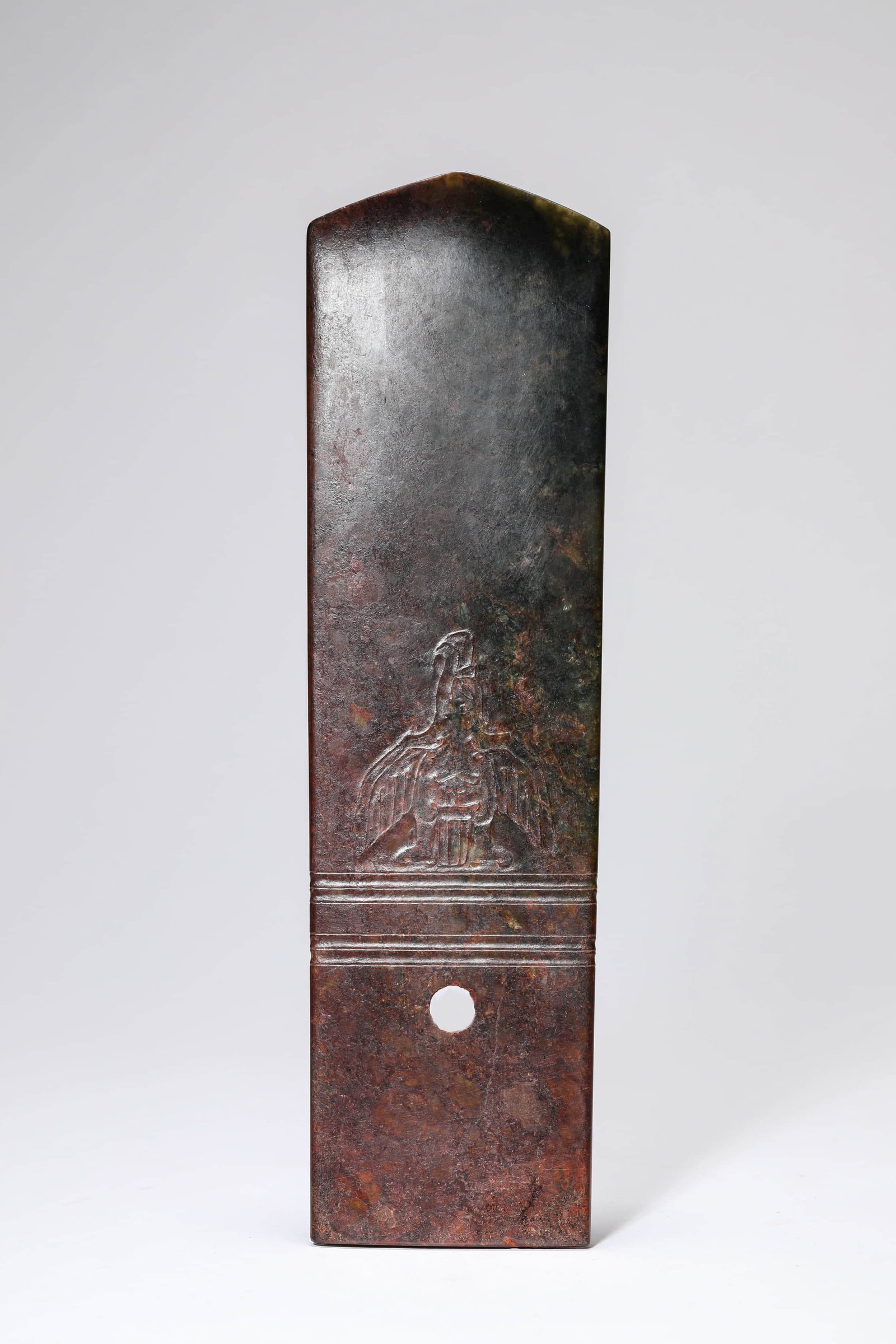 A JADE 'GUI' ORNAMENT - 3