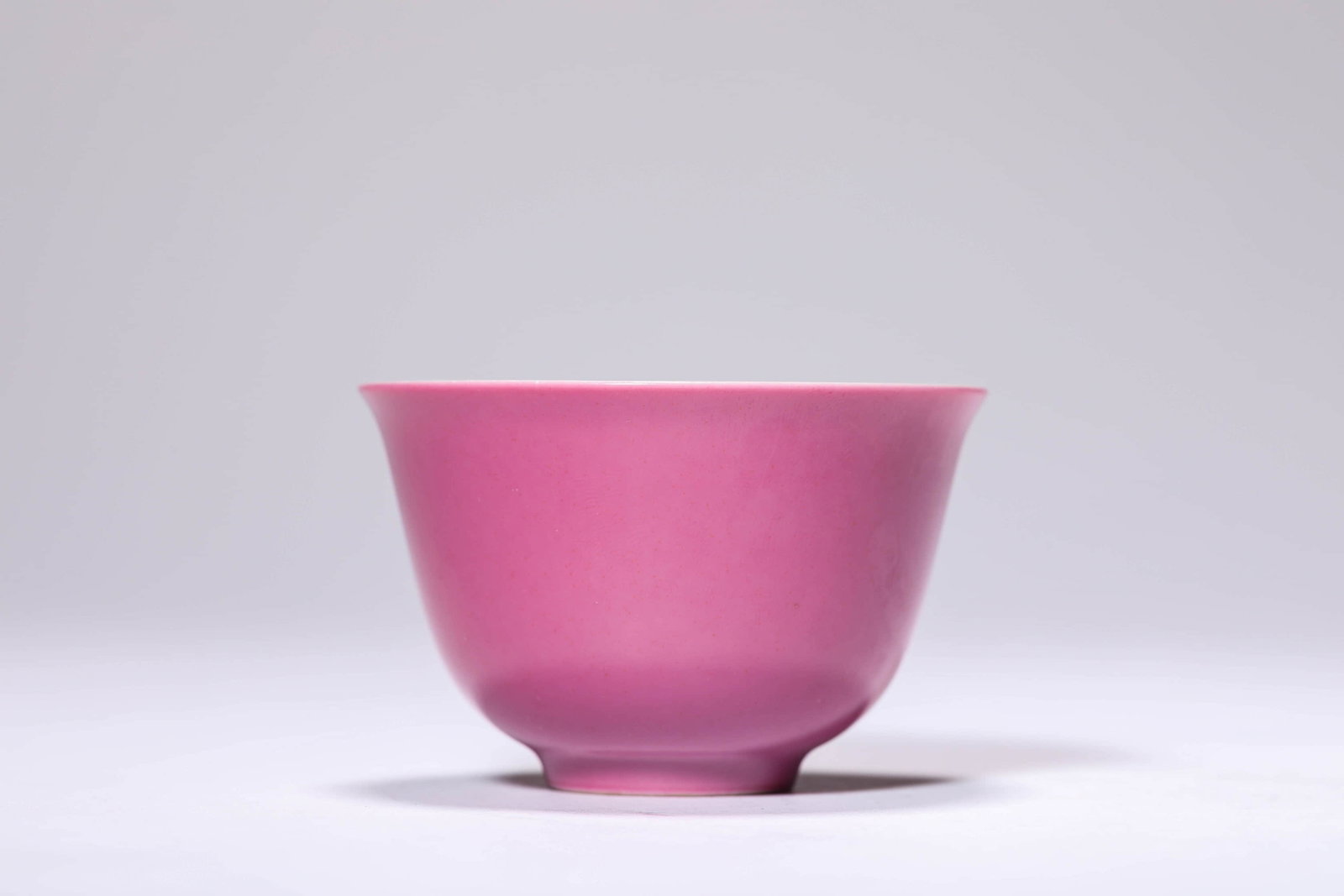 A PAIR OF RUBY-RED GLAZED 'PLAIN' CUPS - 4