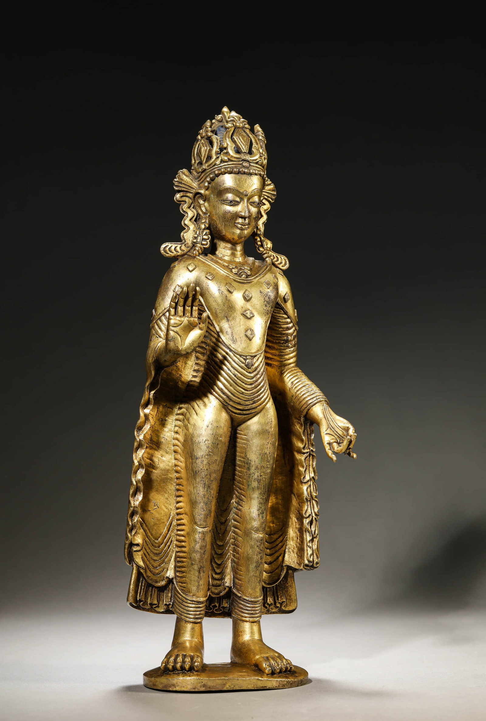 A 'SAKYAMUNI' BUDDHA FIGURE - 2