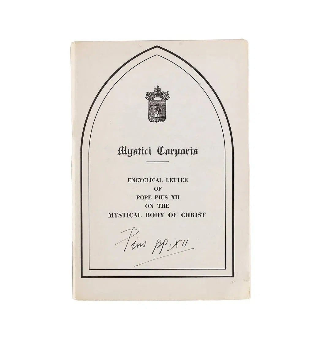 POPE PIUS XII - HAND-SIGNED PONTIFICAL ADDRESS OR SERMON PAMPHLET (1 of 4)
