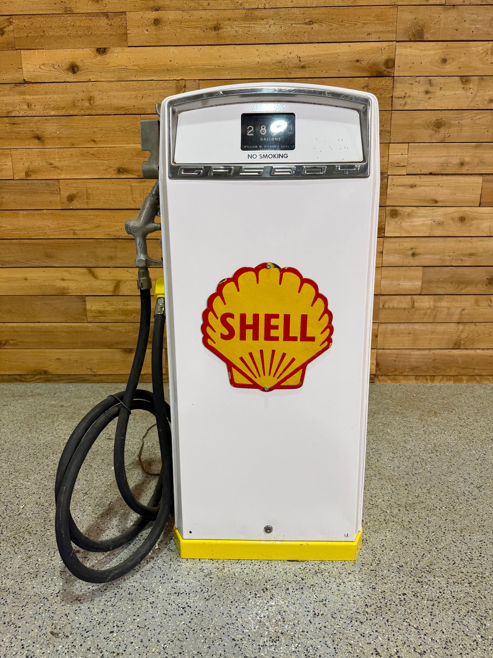 Fully Restored Gasboy Model 53 Shell Gasoline Pump (1 of 6)