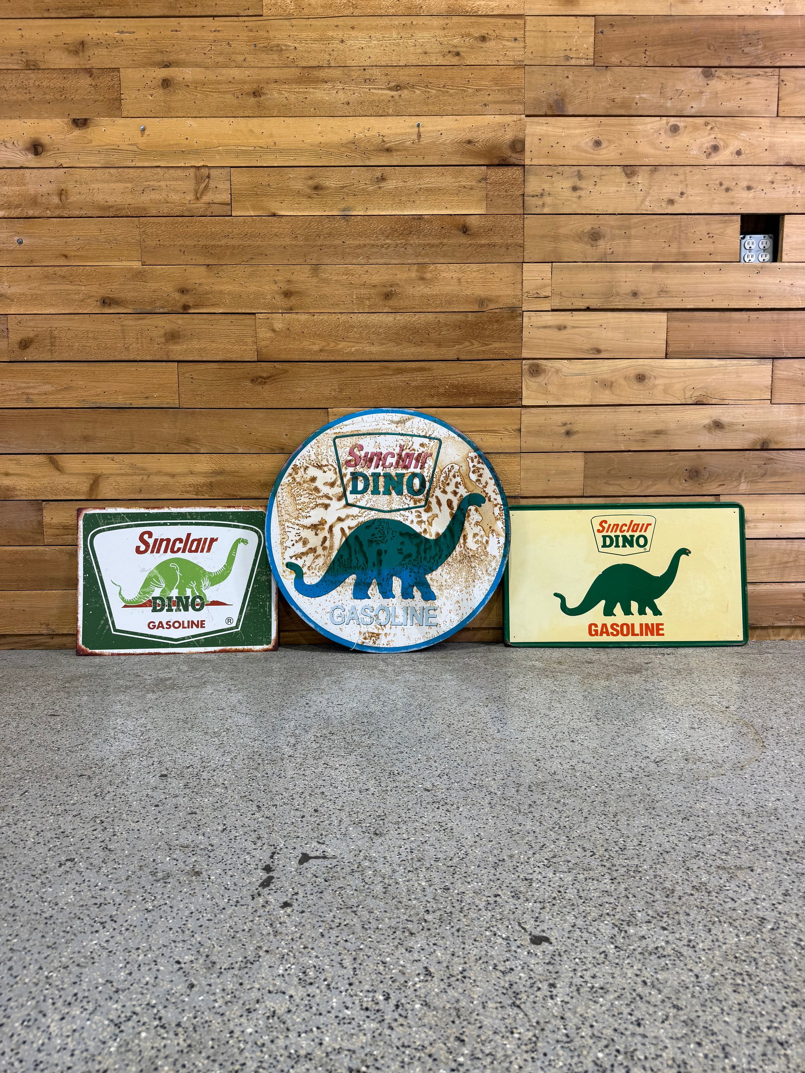 Set of three reproduction Sinclair Signs (1 of 1)