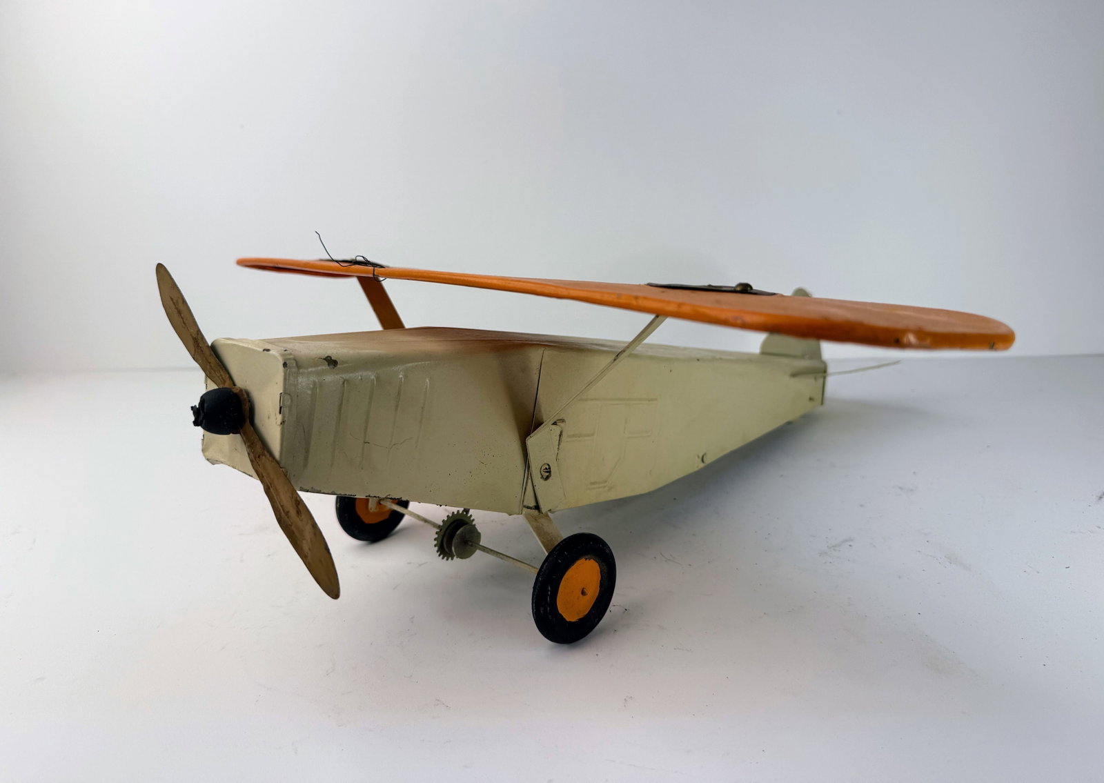 Pressed Steel Giant Flyer Airplane Toy. (1 of 8)