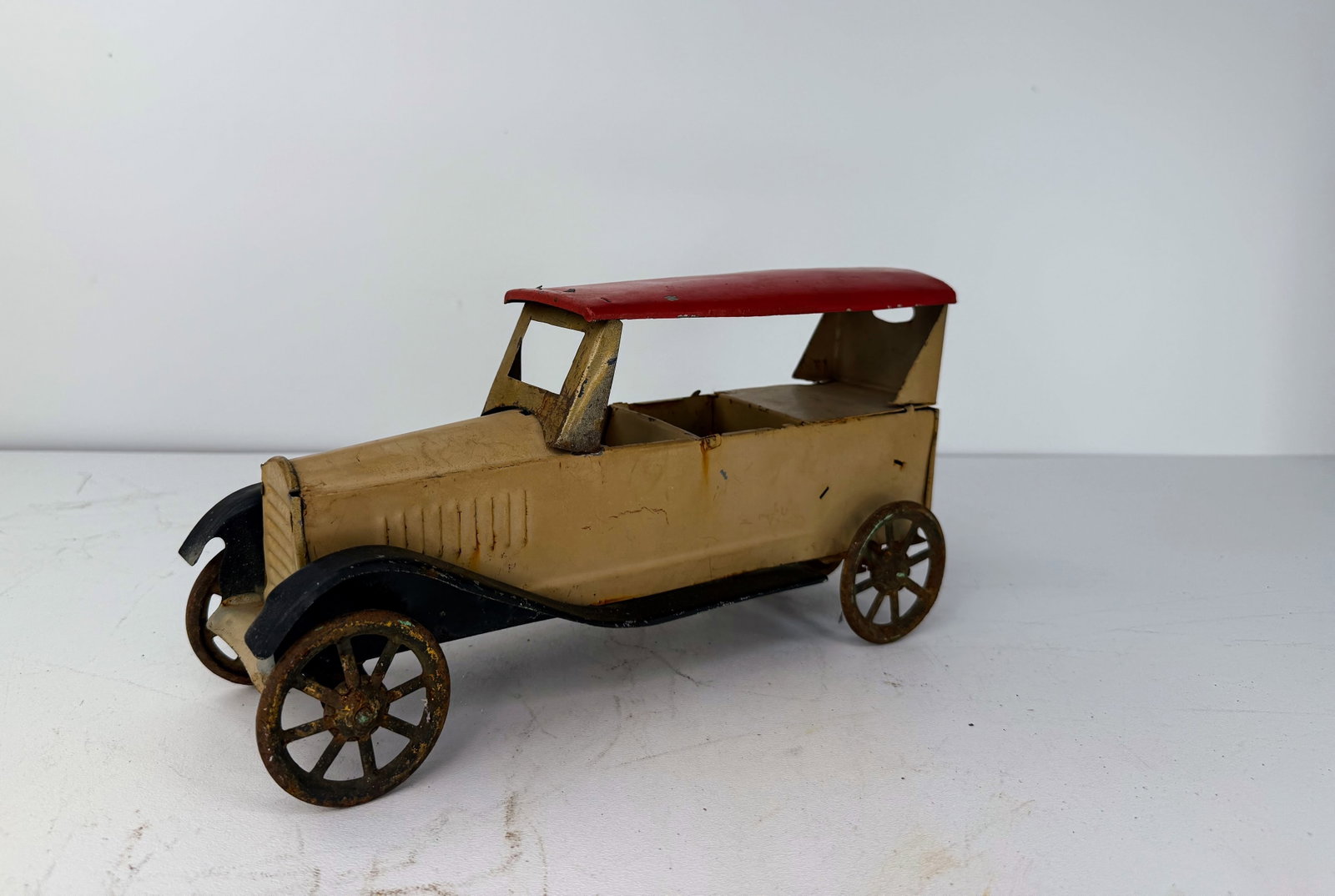 1910/20 Dayton Flywheel Friction Drive Pressed Steel Touring Car (1 of 8)