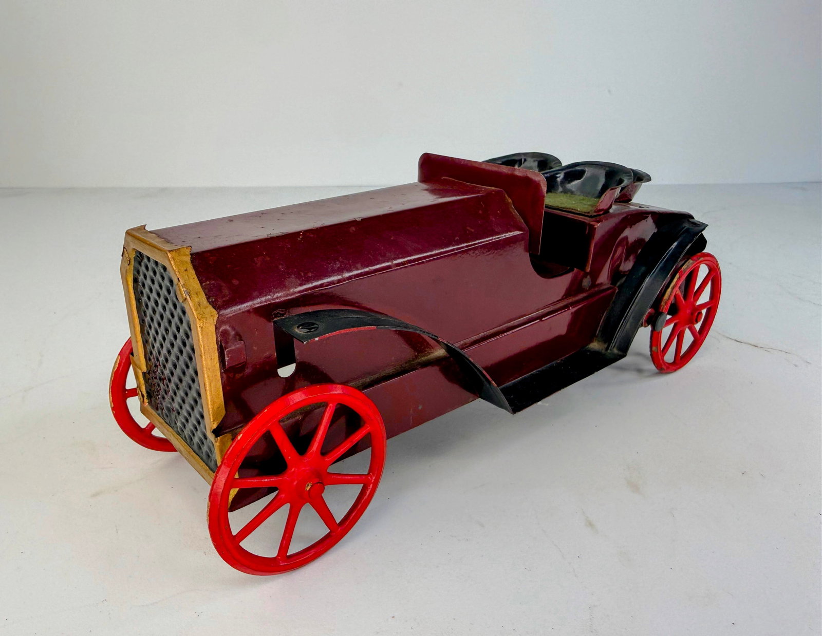 1920's Friction Dayton Hill Climber Tin Painted Toy Car (1 of 8)