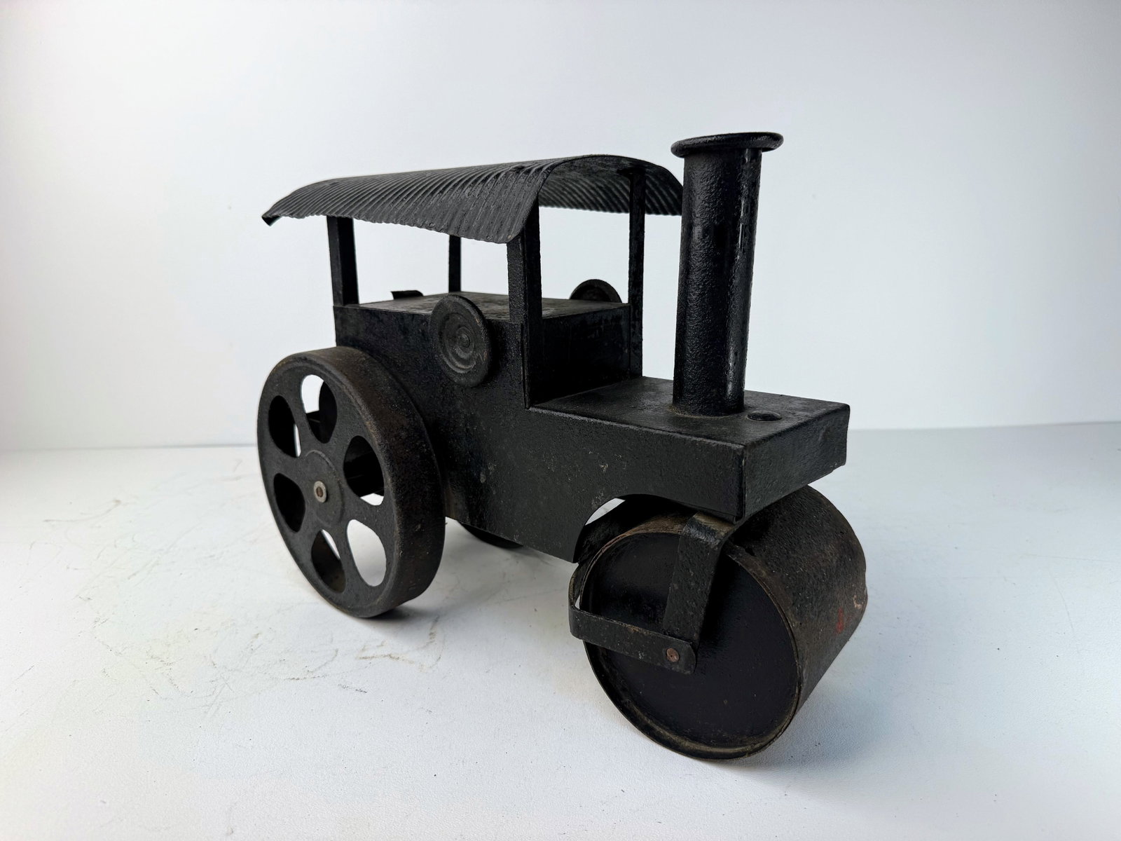 1930’s Steelcraft Pressed Steel Ride-On Steam Roller (1 of 9)