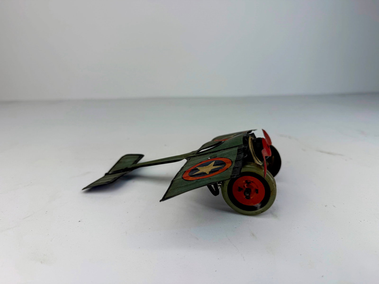 J Chein single engine tin wind-up plane (1 of 6)
