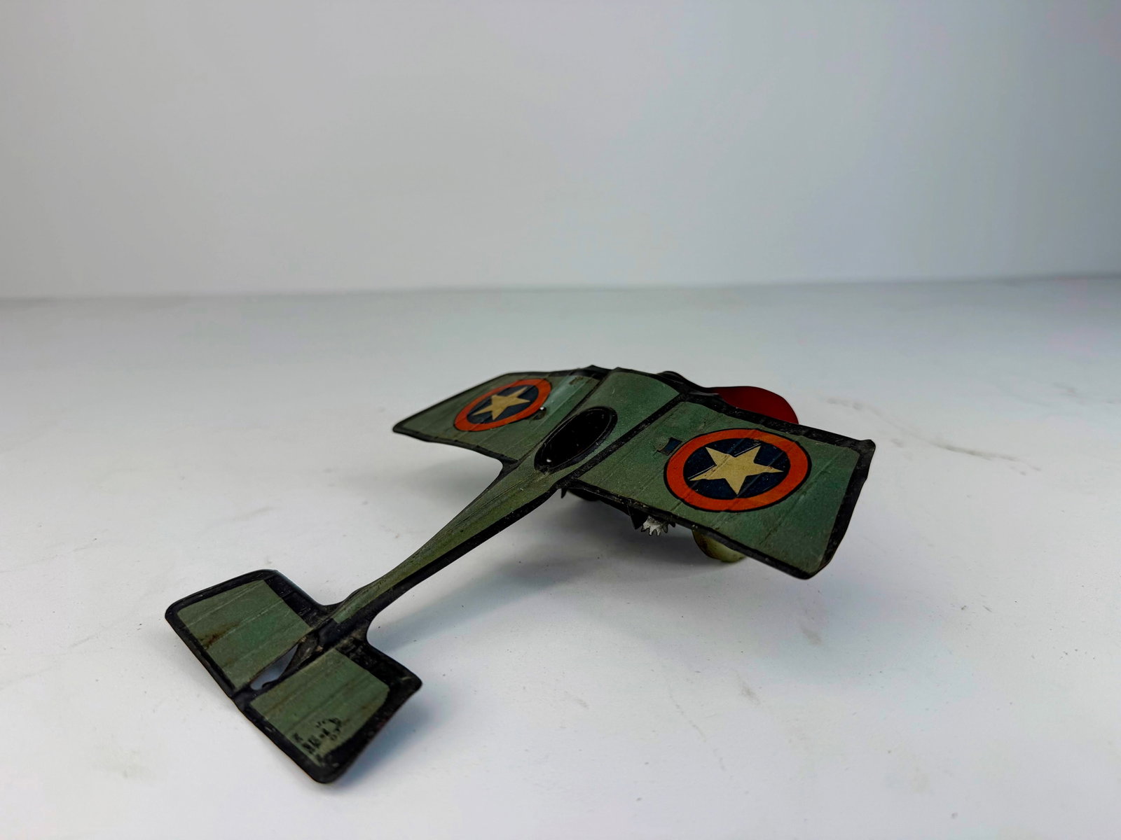J Chein single engine tin wind-up plane - 2