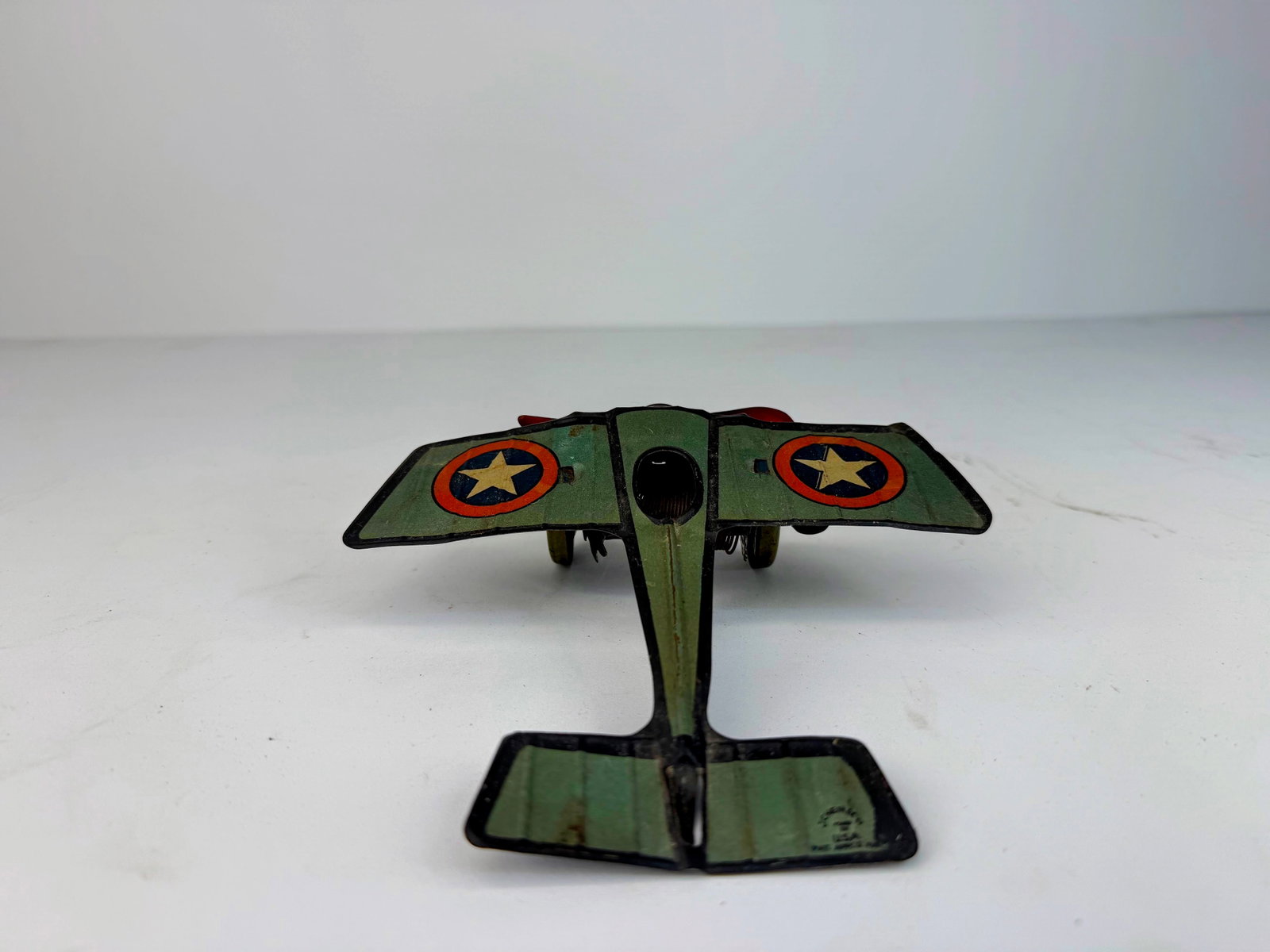 J Chein single engine tin wind-up plane - 3