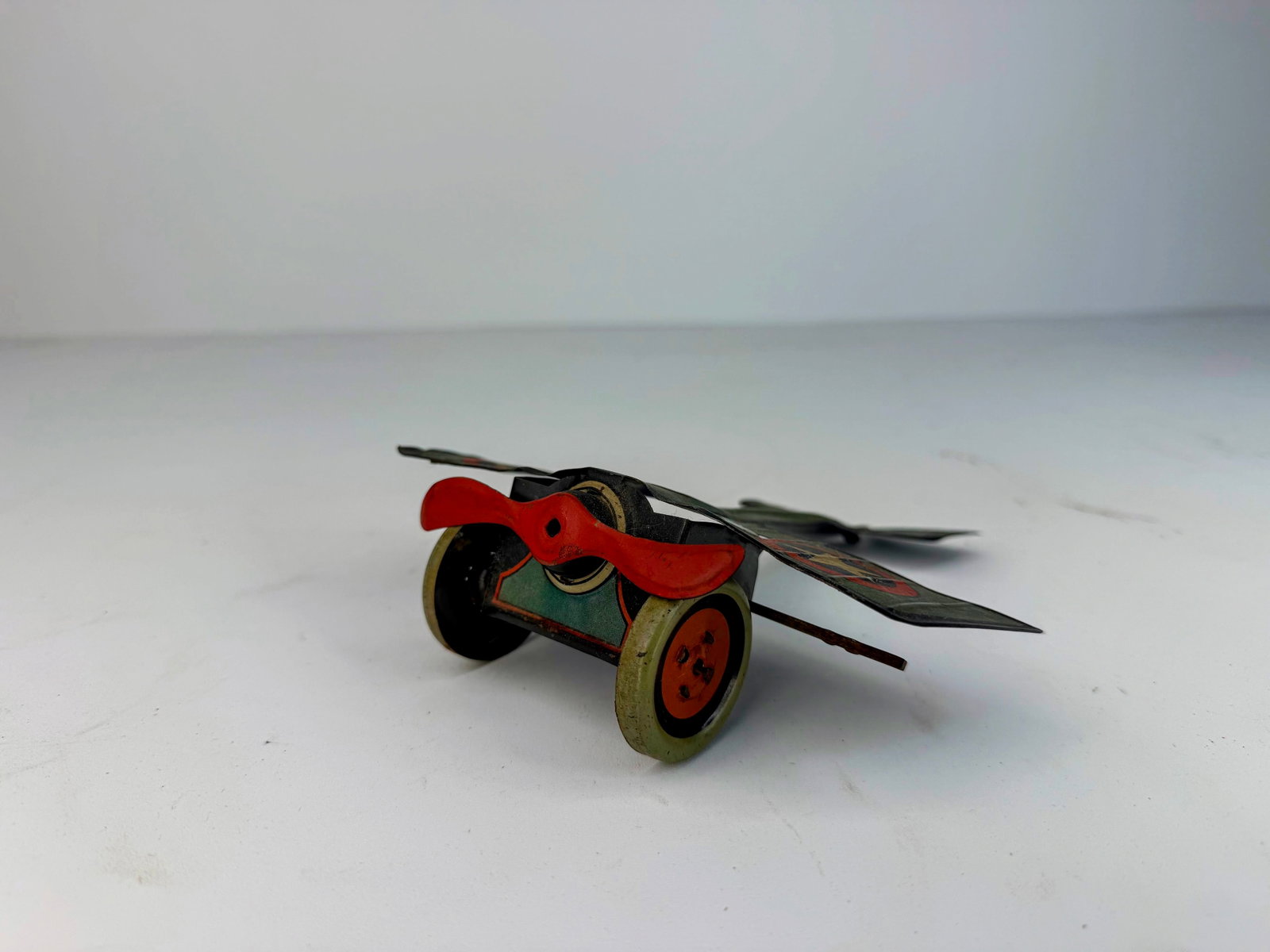 J Chein single engine tin wind-up plane - 5
