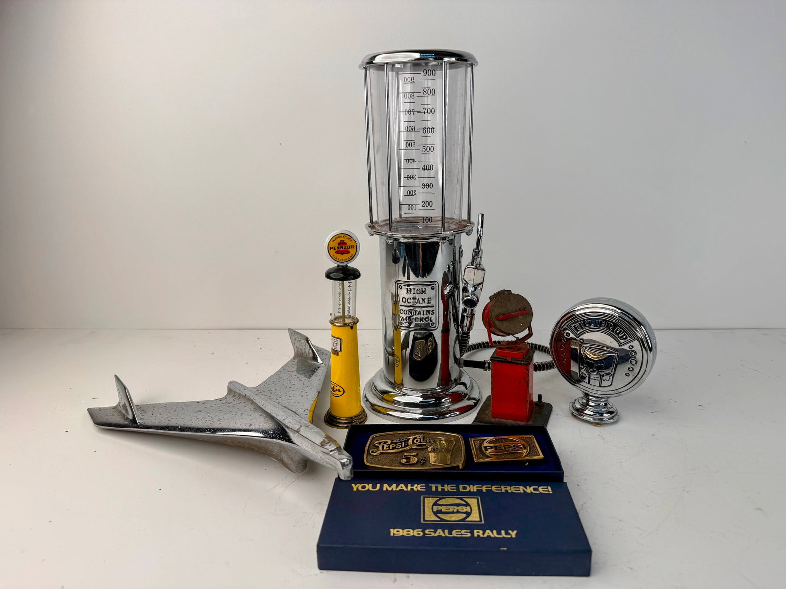 Assorted lot of gasoline Memorabilia (1 of 2)