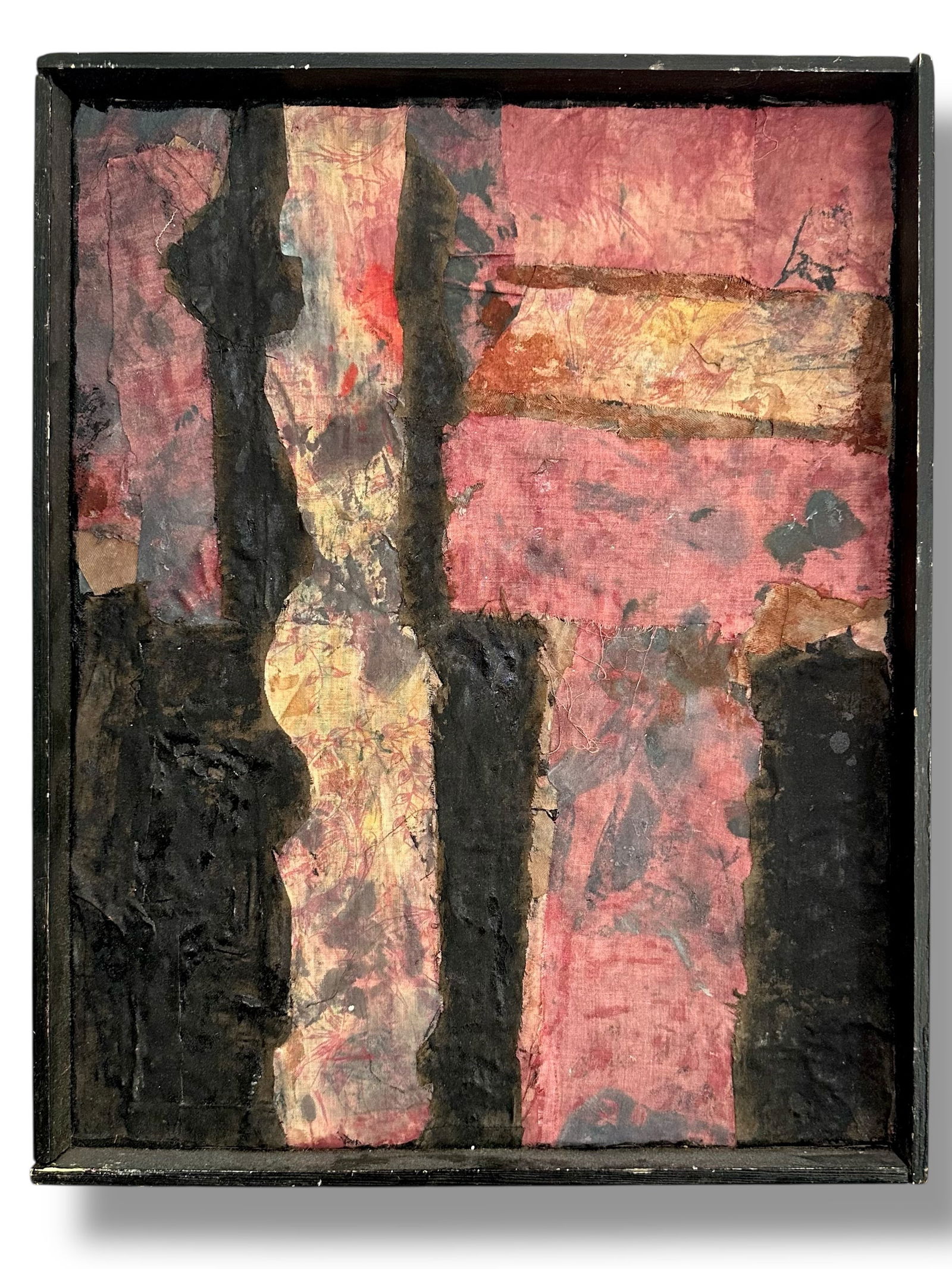 Abstract Mixed Media Painting on Board by Ralph Dubin (1 of 2)