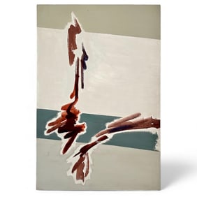 1979 Abstract Expressionist Painting on Canvas, Signed