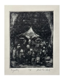 Jack Mclarty (1919-2011) Drypoint Etching Print Signed