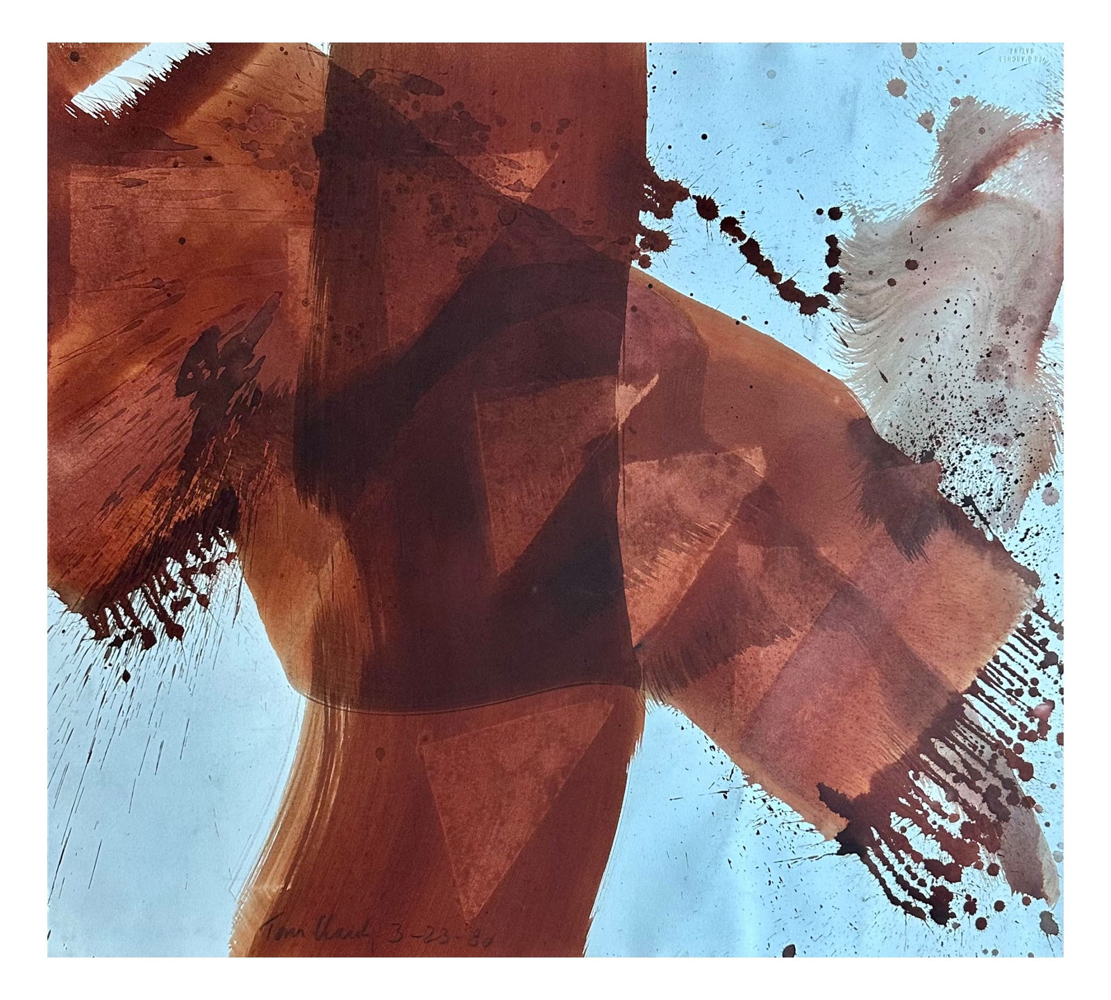 Tom Hardy (1921-2016) Original Signed Abstract Painting #2 (1 of 2)