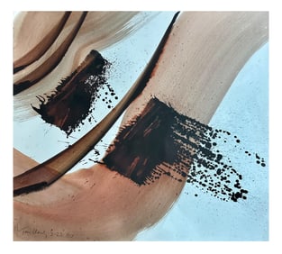 Tom Hardy (1921-2016) Original Signed Abstract Painting #3